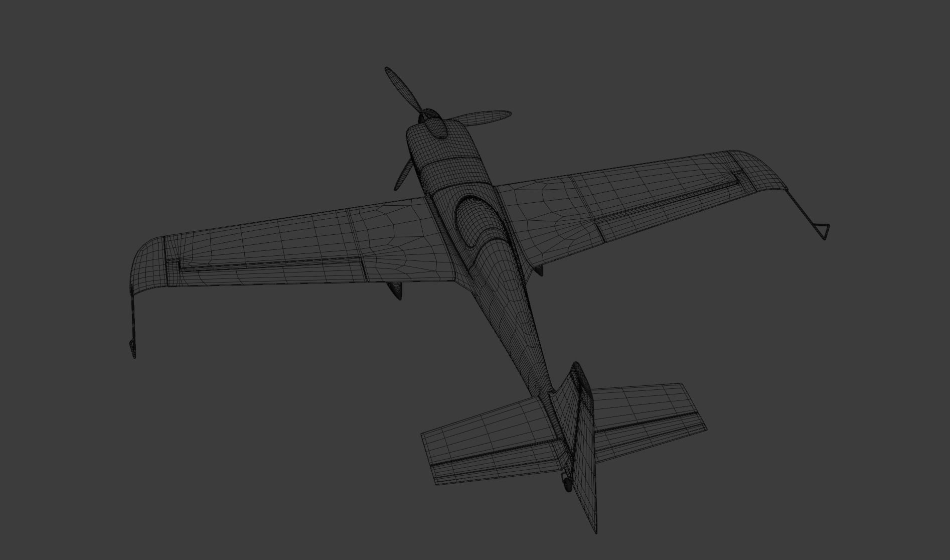 High Quality Zivko Edge 540 Red Bull Livery 3D model_9