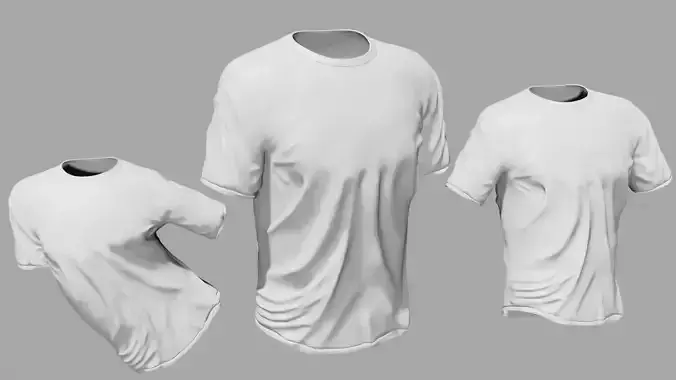 T shirt - Low-poly 3D model