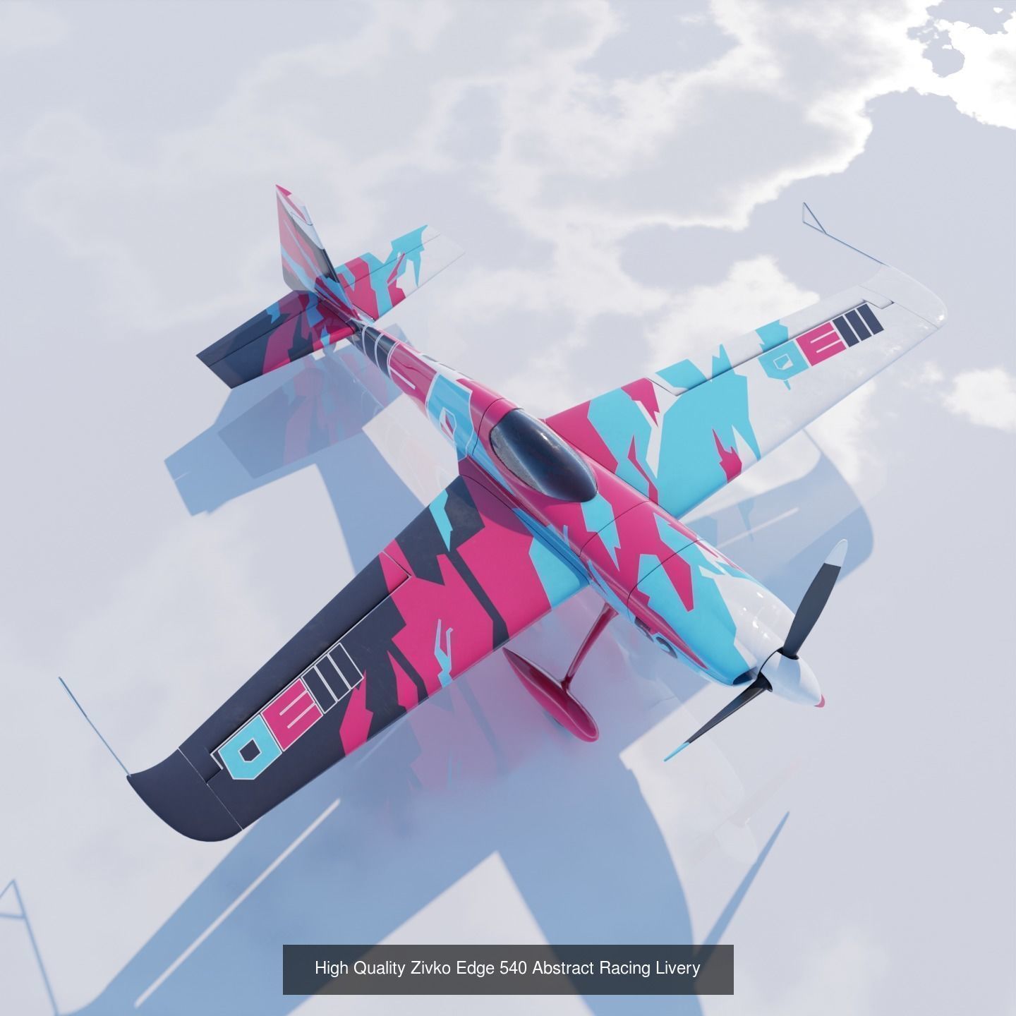 Zivko Edge 540 aerobatic airplane with collection of liveries _8