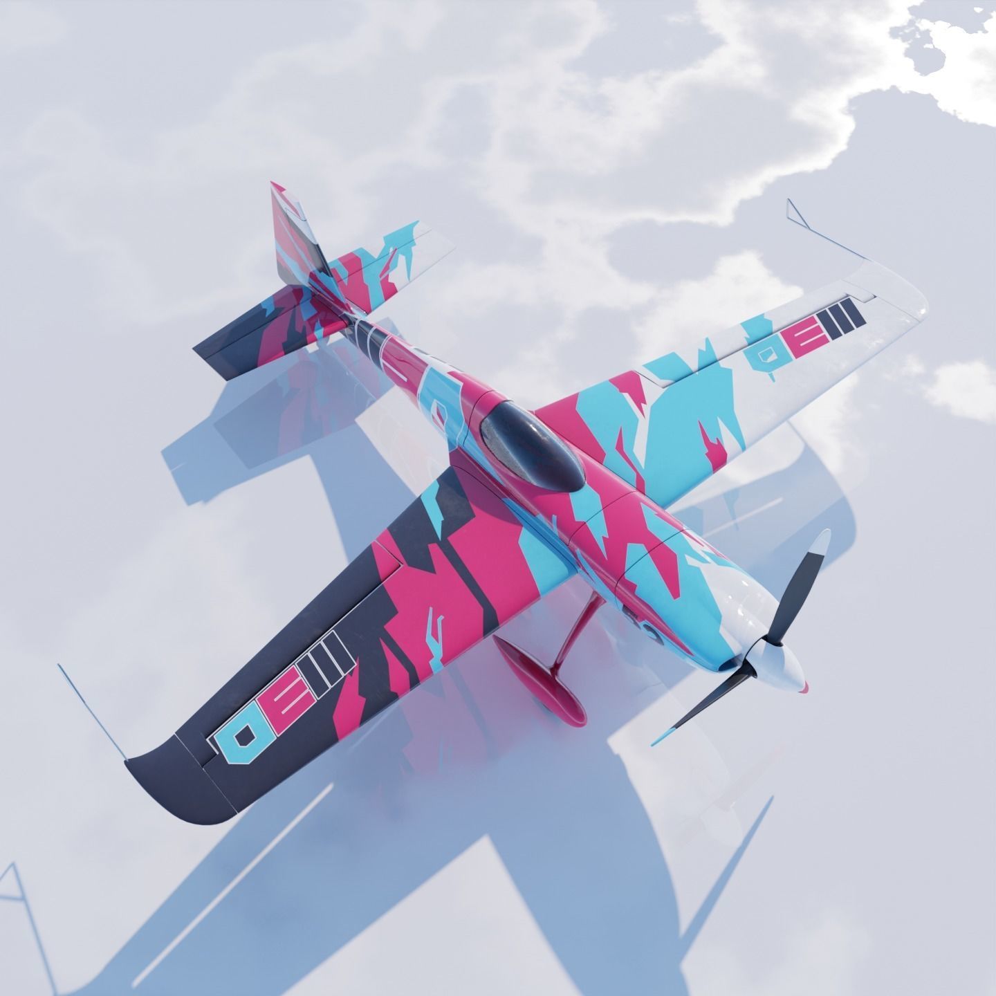 Zivko Edge 540 aerobatic airplane with collection of liveries _23