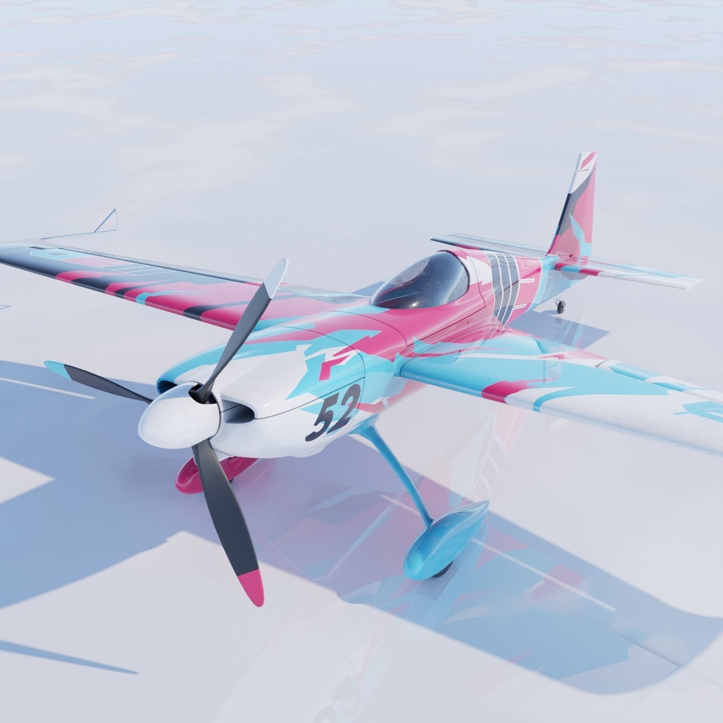 Zivko Edge 540 aerobatic airplane with collection of liveries _24