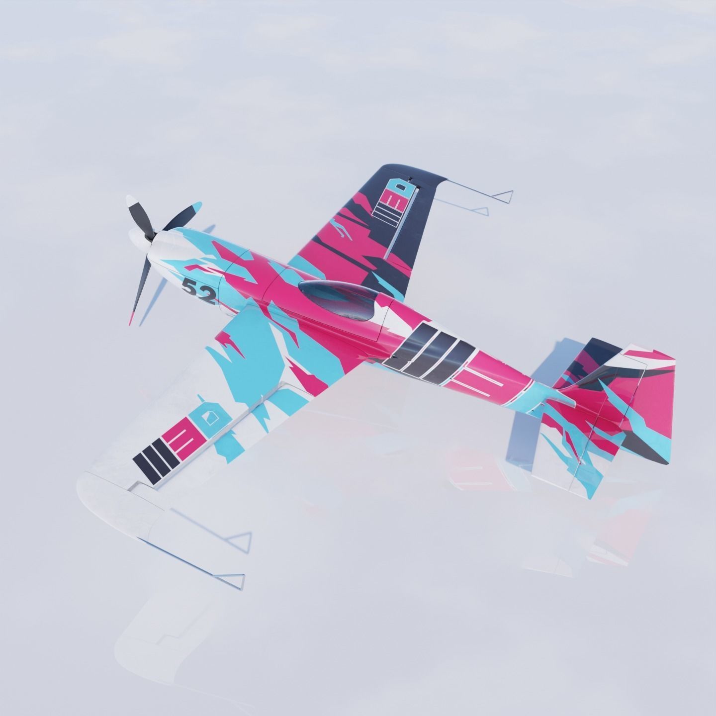 Zivko Edge 540 aerobatic airplane with collection of liveries _21