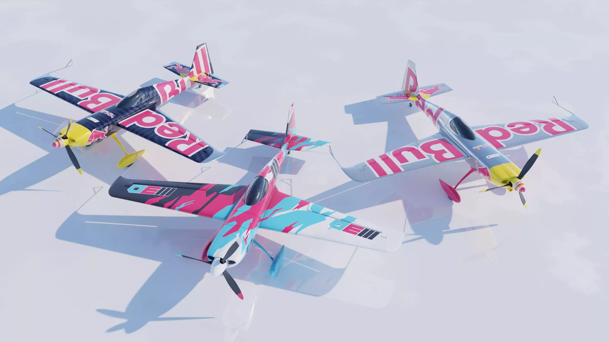 Zivko Edge 540 aerobatic airplane with collection of liveries _0
