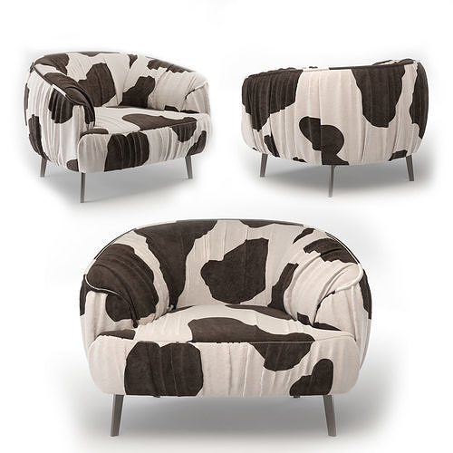 Borzalino Sigmund Armchair 3D model