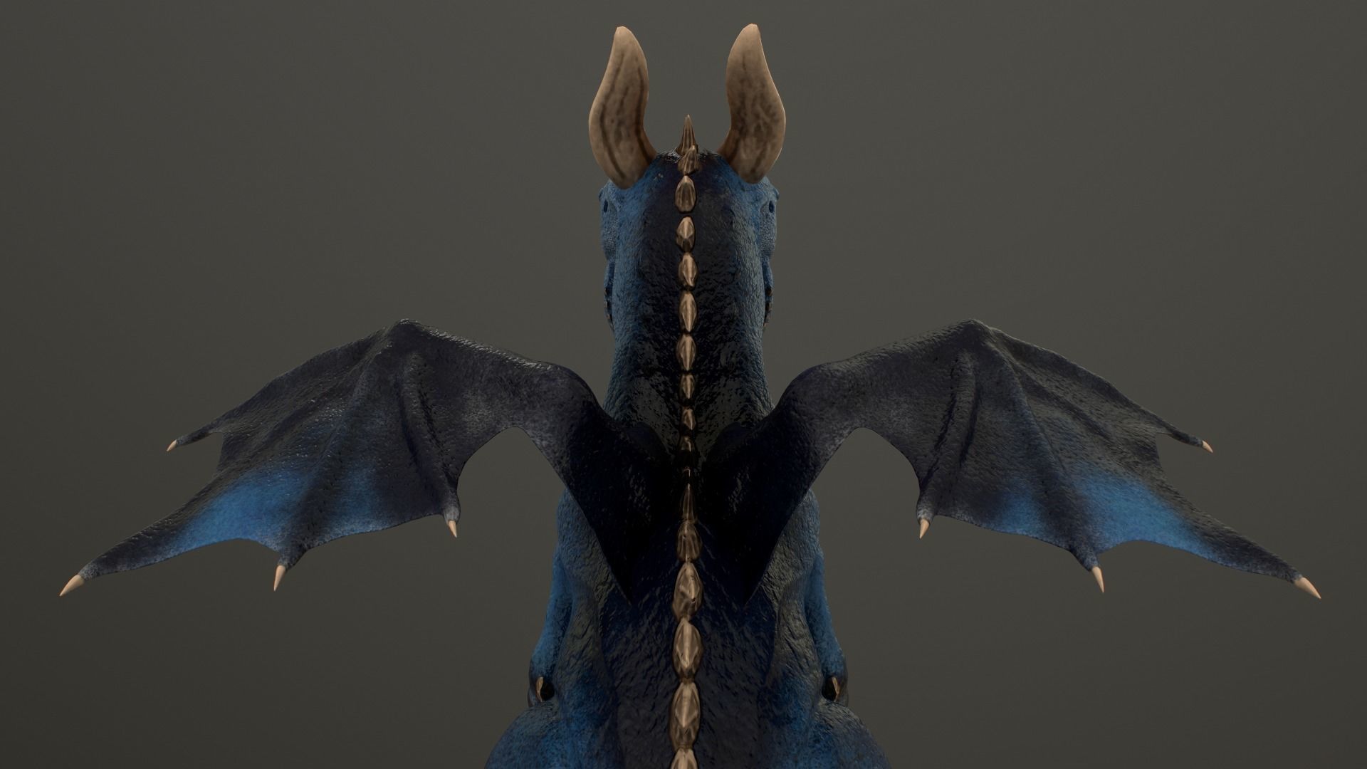 Baby Dragon Low-poly 3D model_15