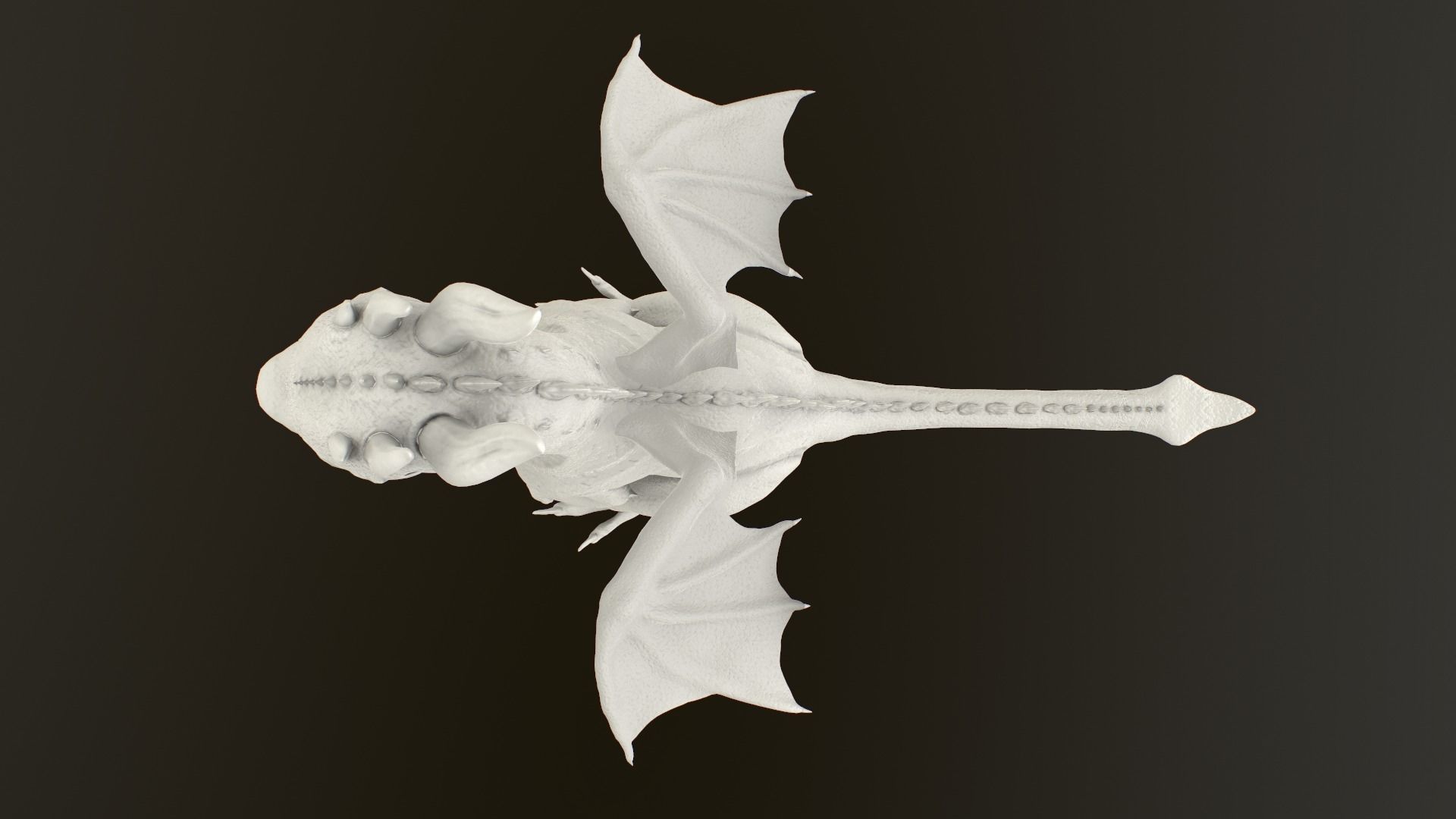 Baby Dragon Low-poly 3D model_42