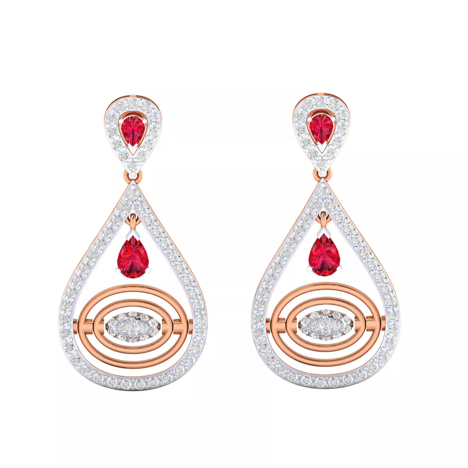 Women Earrings - 1081 3D print model