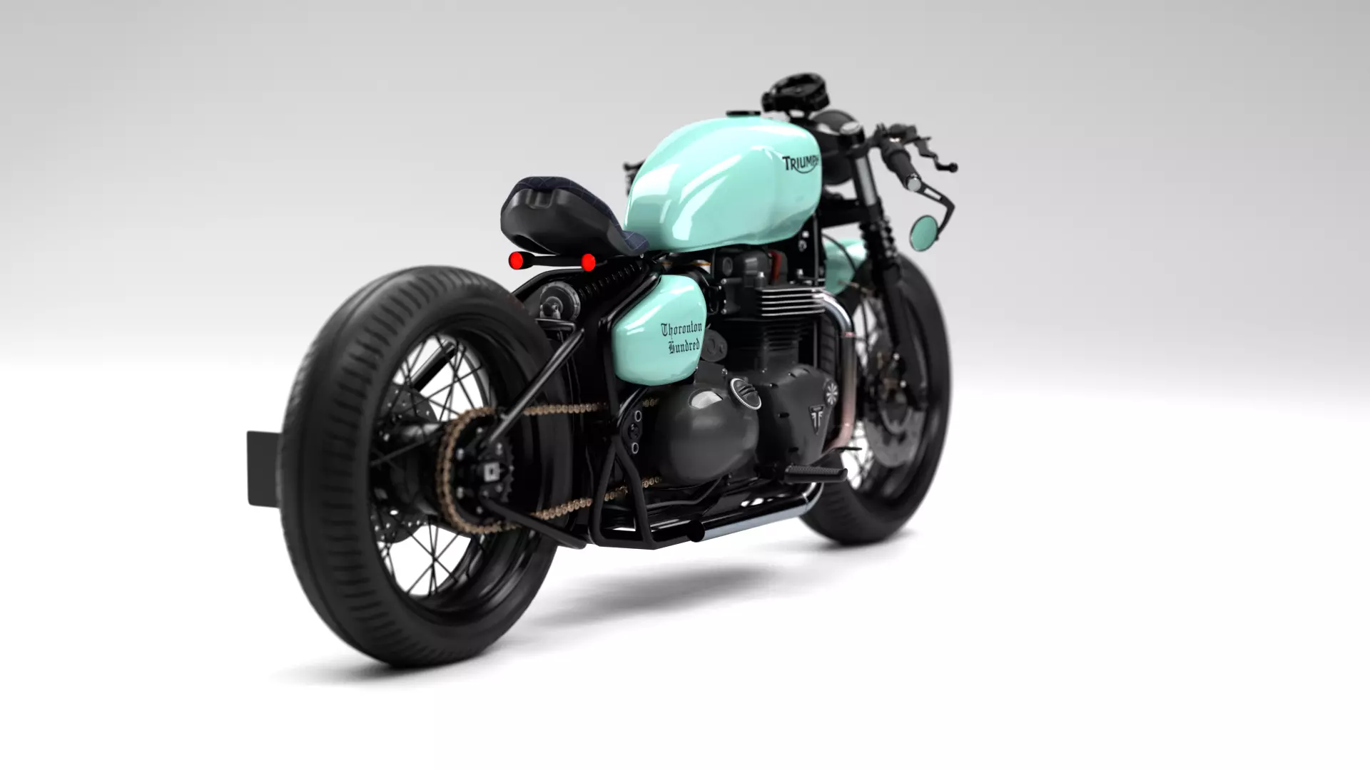 Triumph cafe racer 3D model
