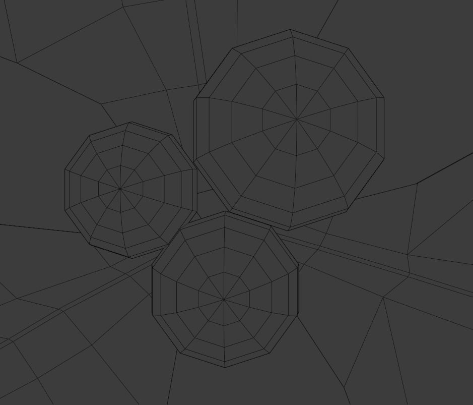 Holly leaf Low-poly 3D model_16