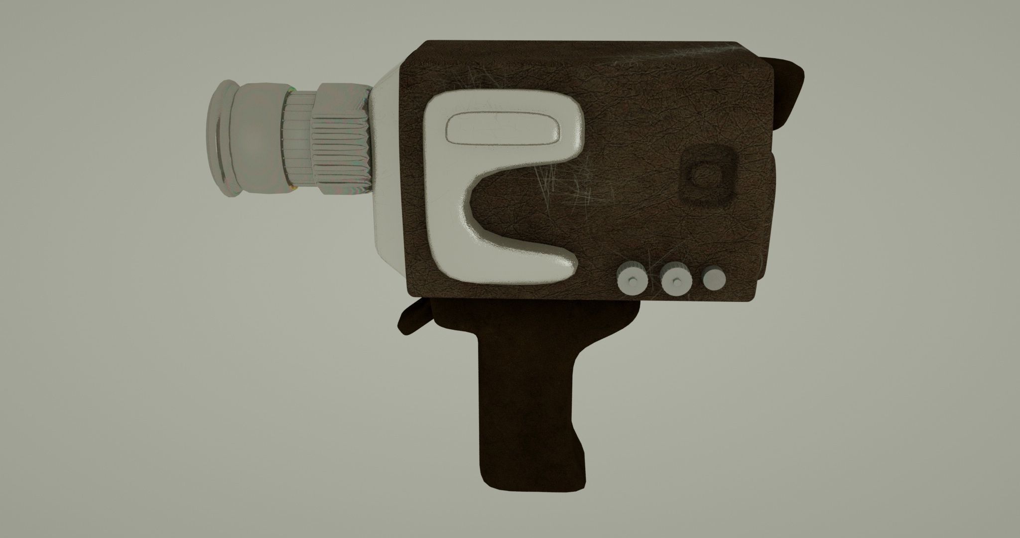 8 millimeter movie camera 3D model_5