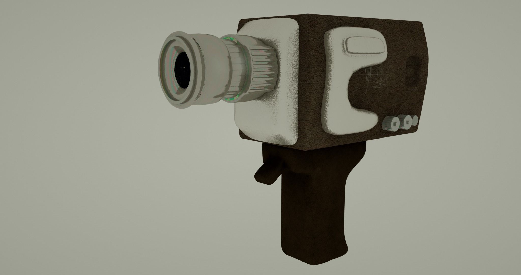 8 millimeter movie camera 3D model_1