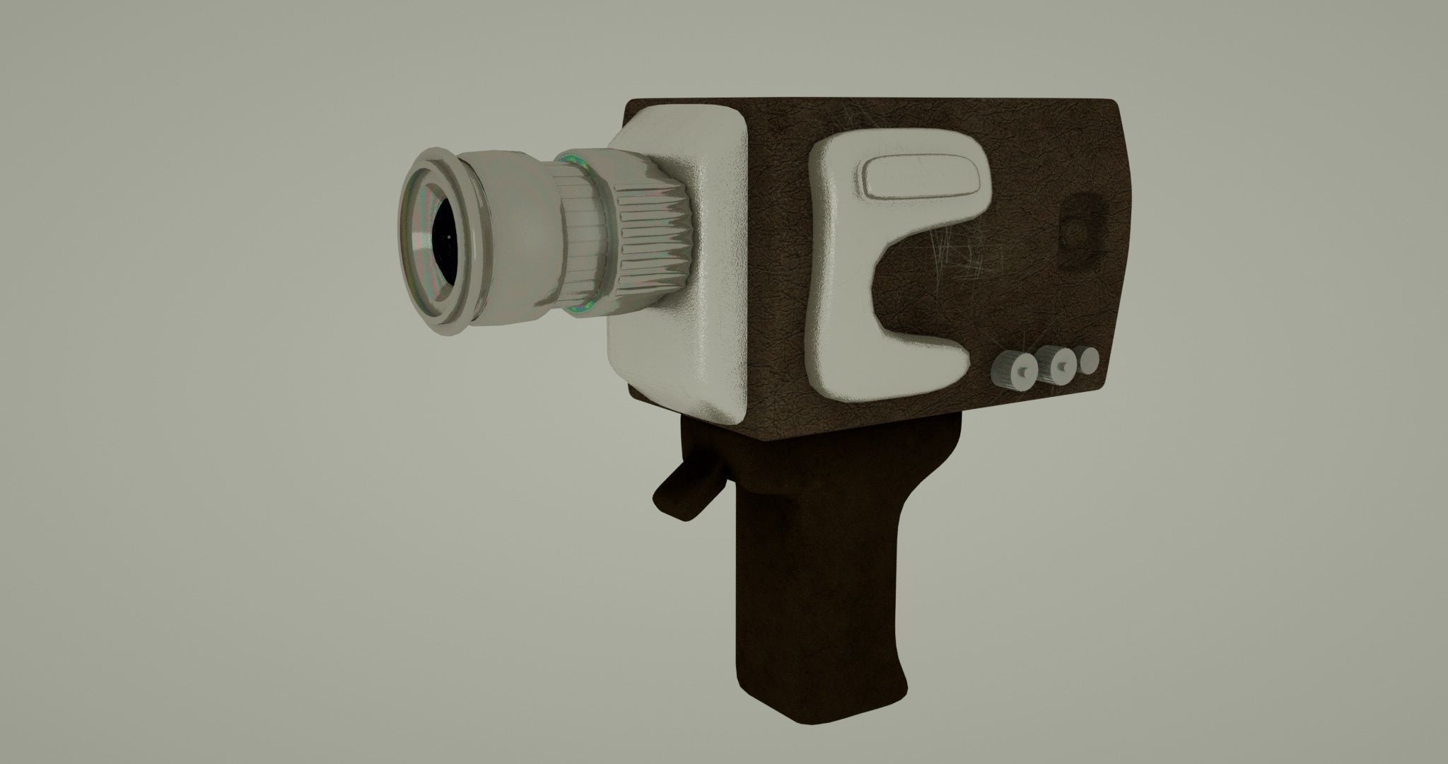 8 millimeter movie camera 3D model_2
