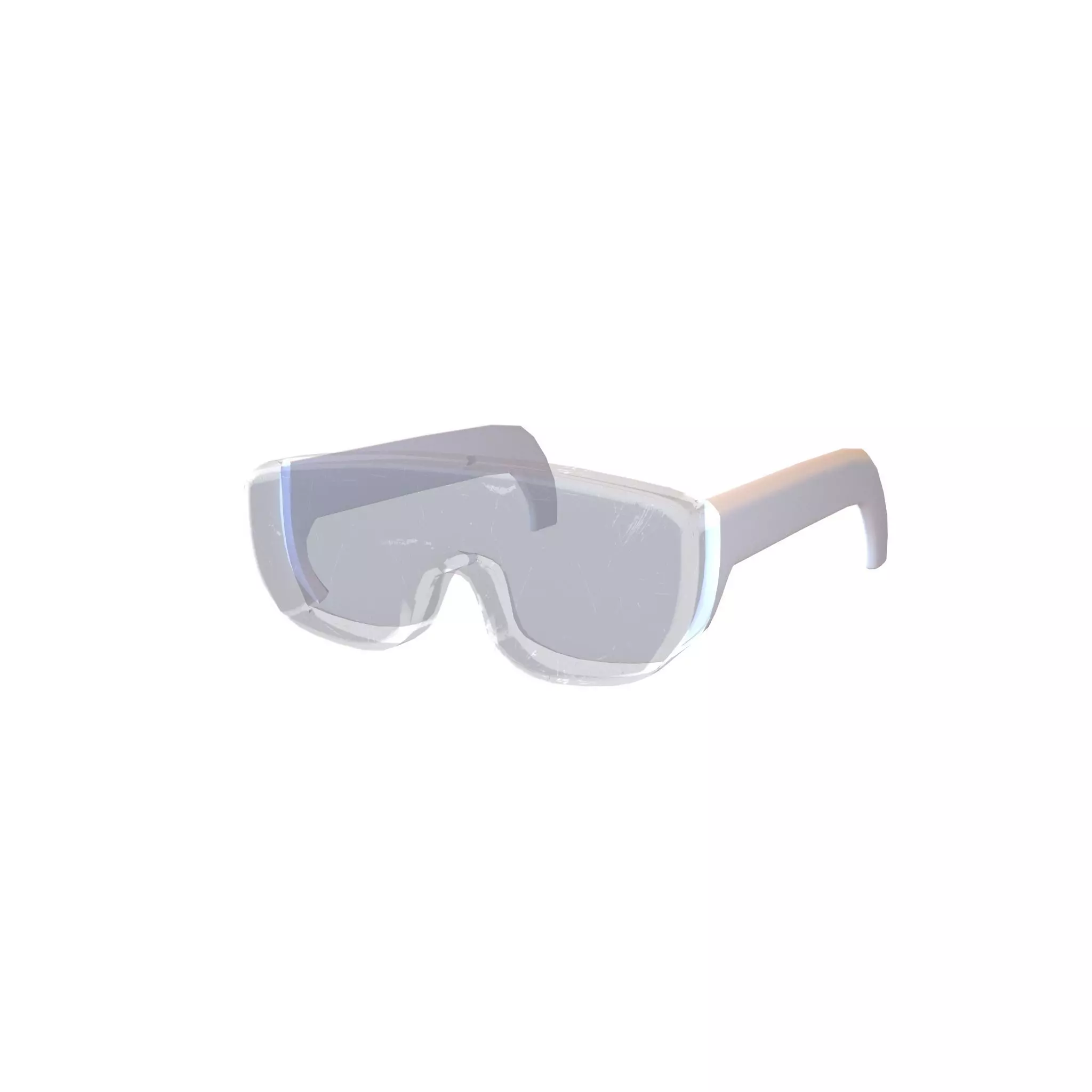 Safety Glasses v1 001 Low-poly 3D model_0