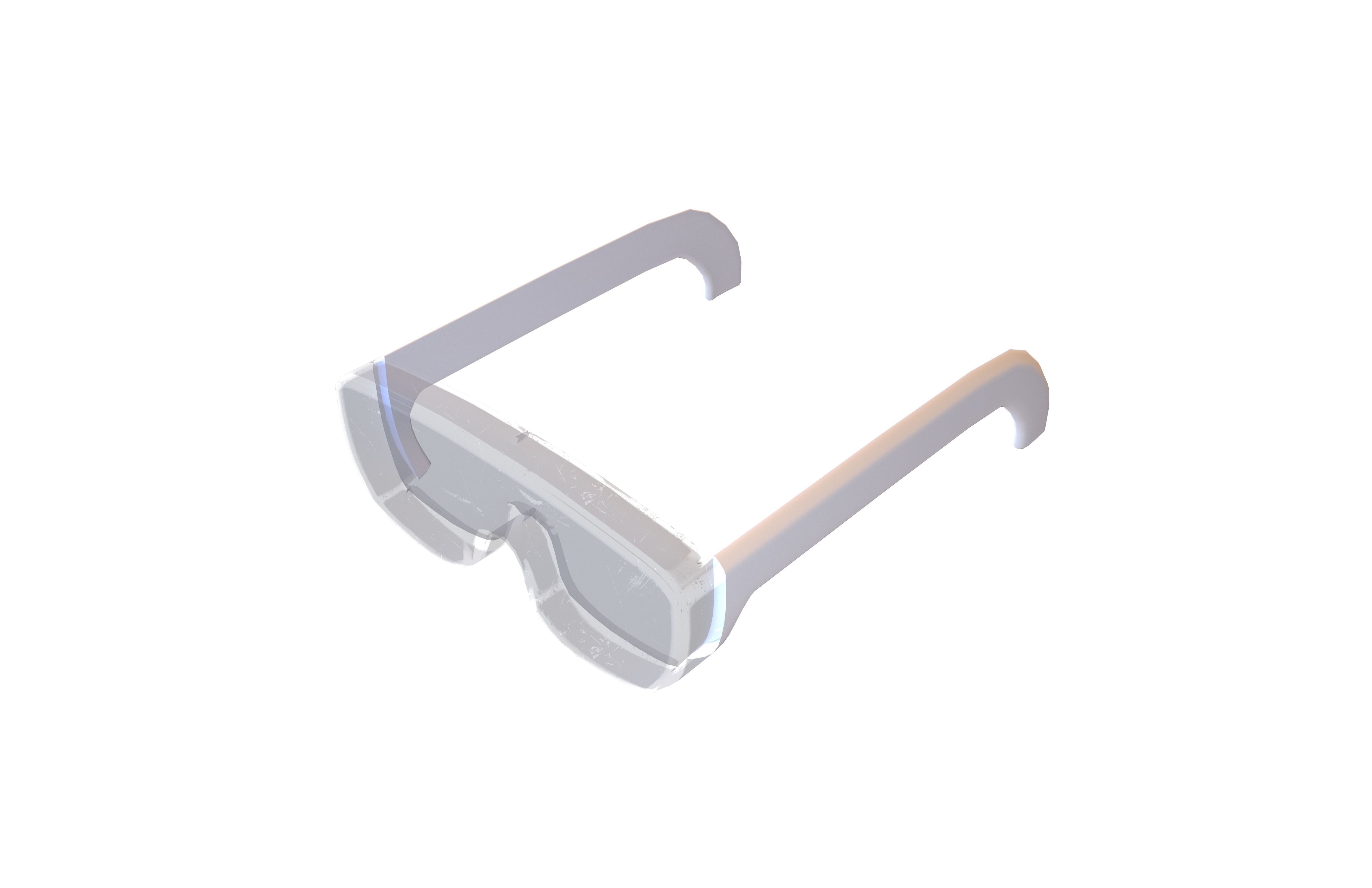 Safety Glasses v1 001 Low-poly 3D model_2