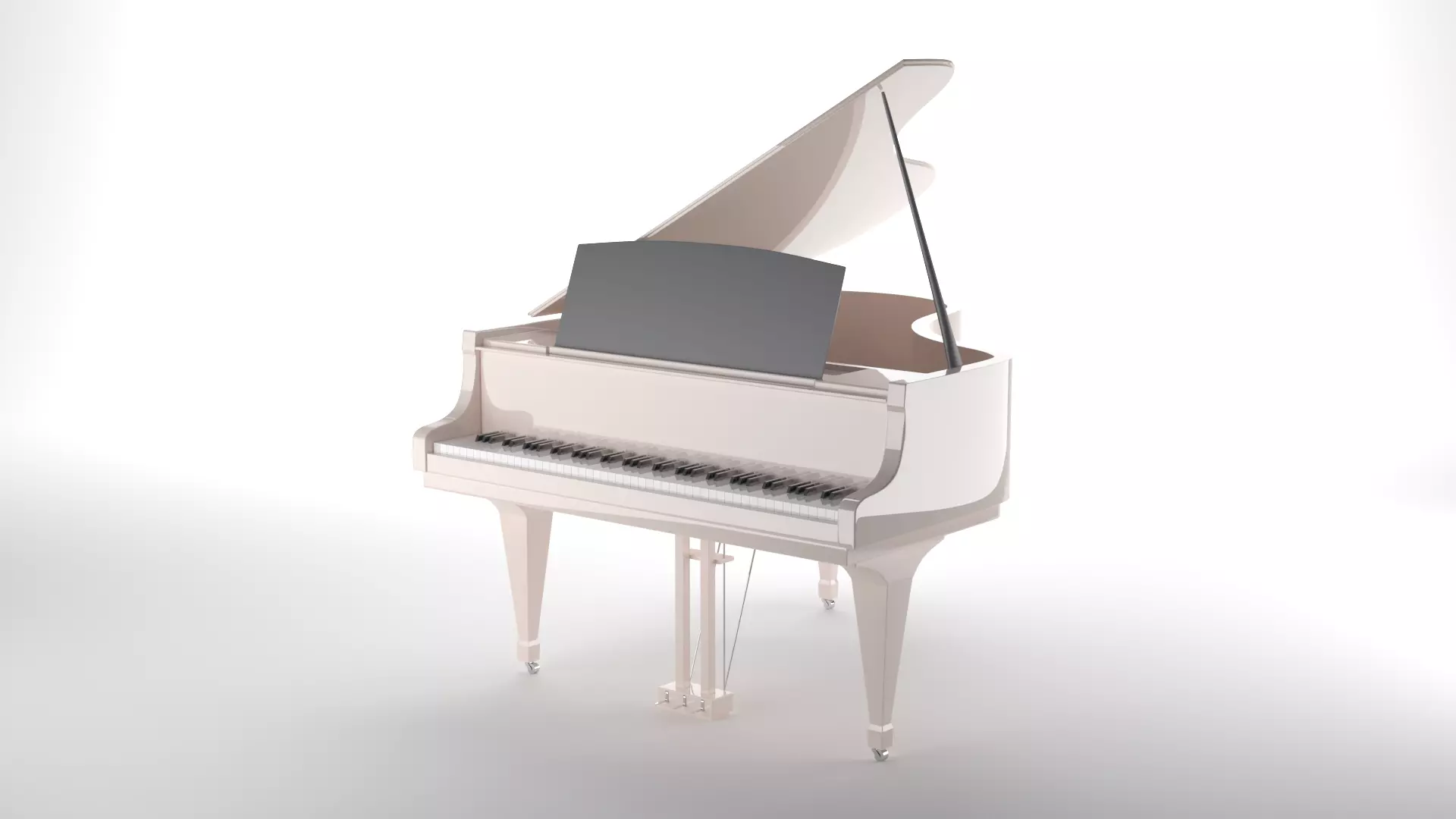 Shelly piano 3D model_0