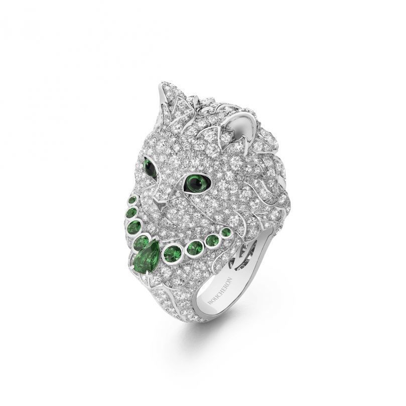 cat ring with diamonds 3D print model_5