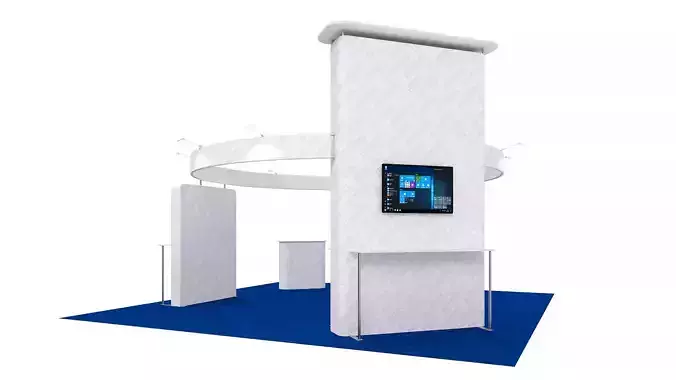 Exhibition booth 20x20ft 3DM023