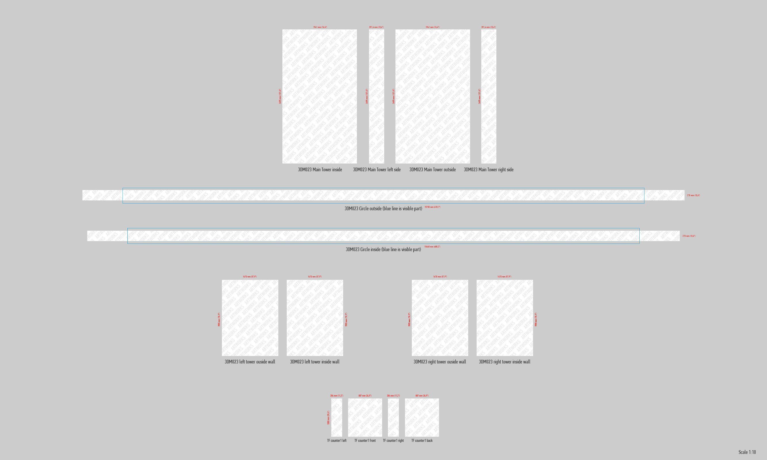 Exhibition booth 20x20ft 3DM023 3D model_11