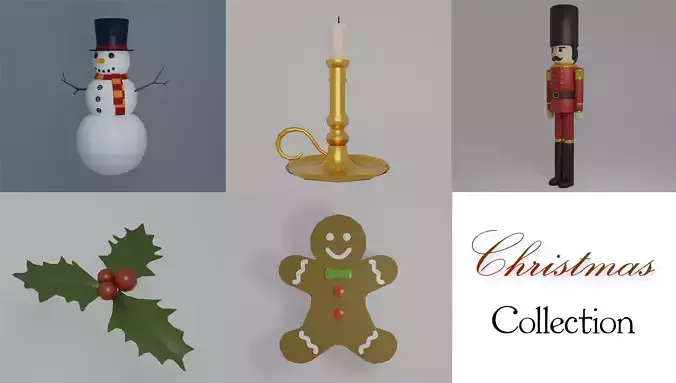 Christmas pack 3D Model Collection