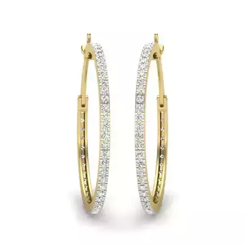 Women Earrings 3dm 1render detail