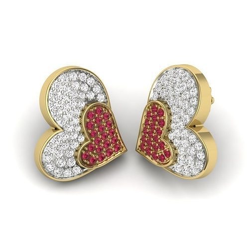 Women Earrings 3dm 1render detail 3D print model