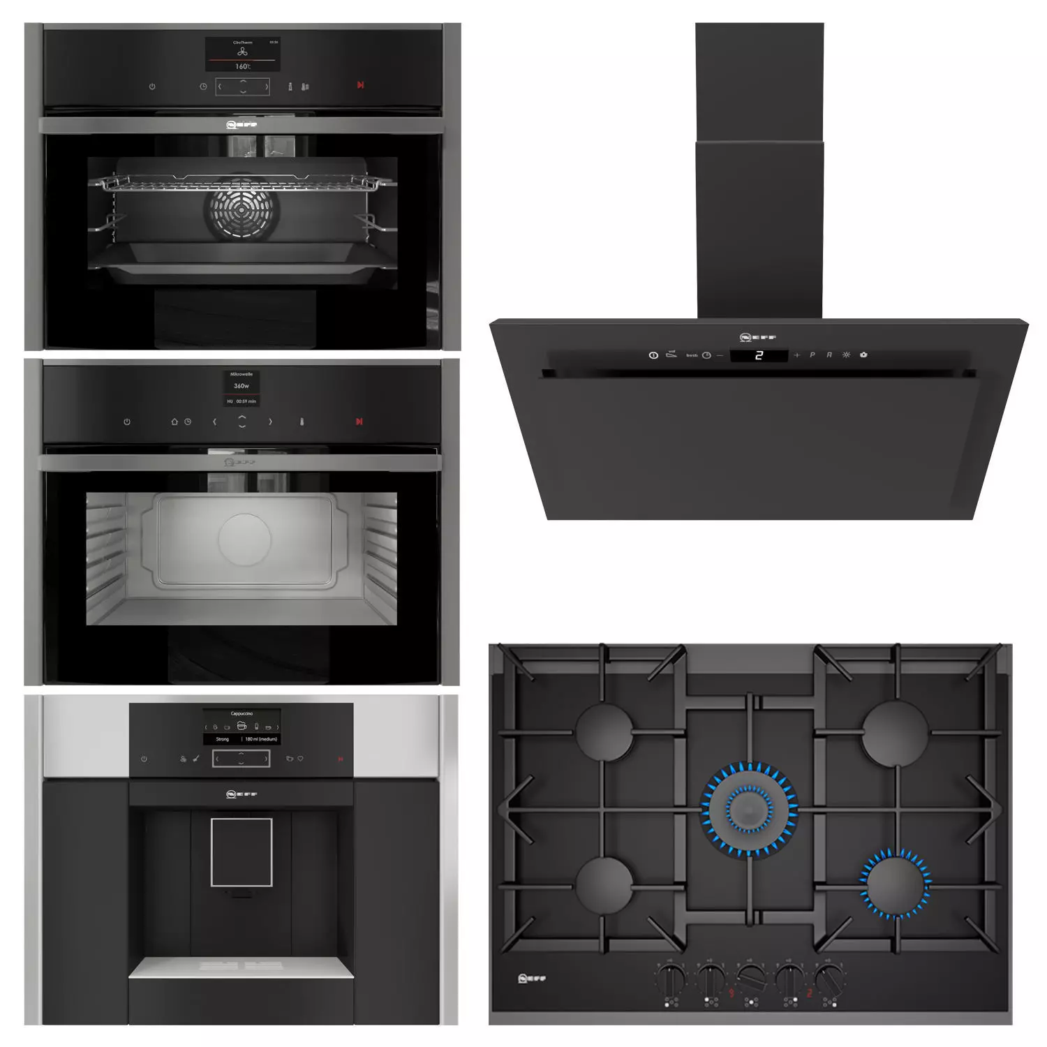 Neff Kitchen set 3D model