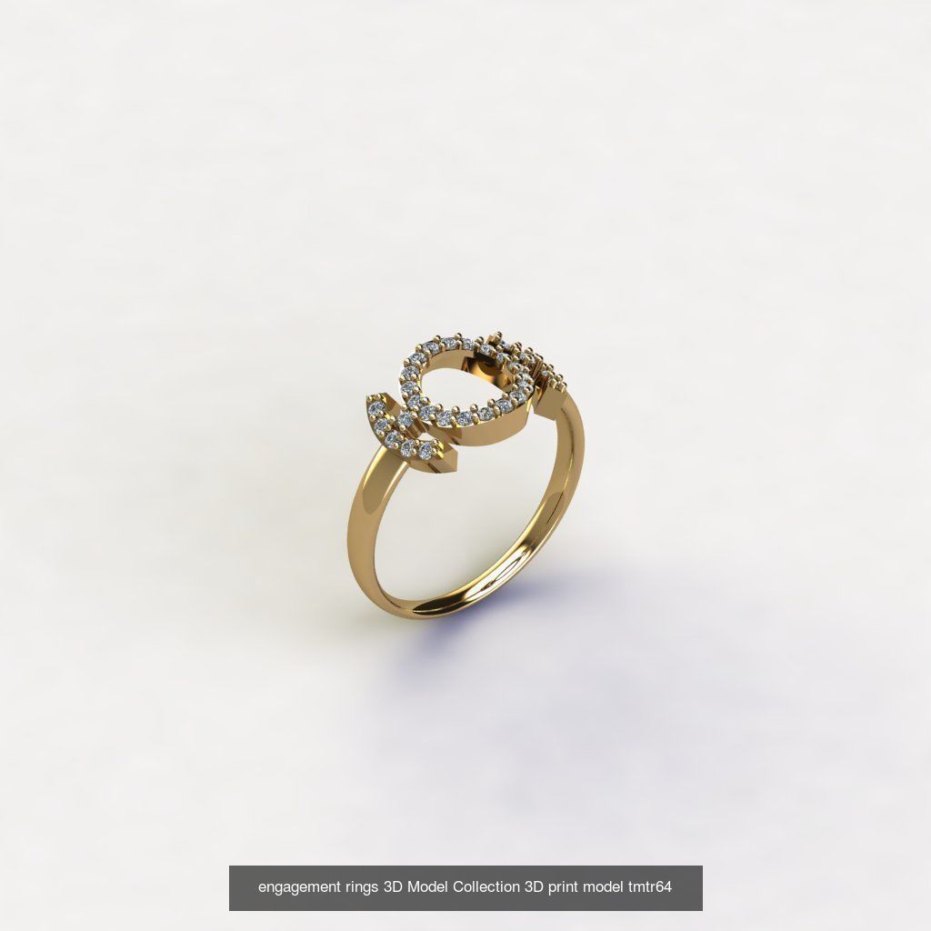 3D Model Collection 3D print italy 10 rings model tmtrmix01 _9