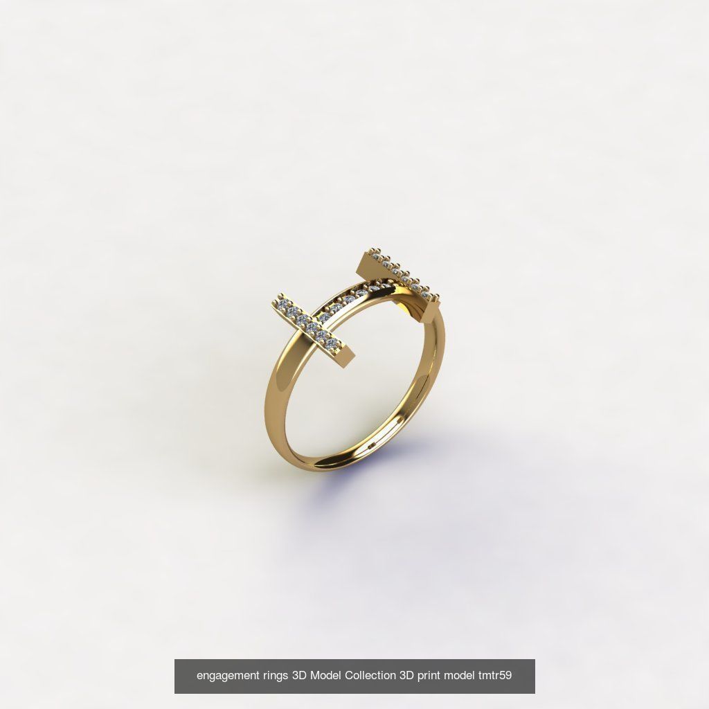 3D Model Collection 3D print italy 10 rings model tmtrmix01 _4