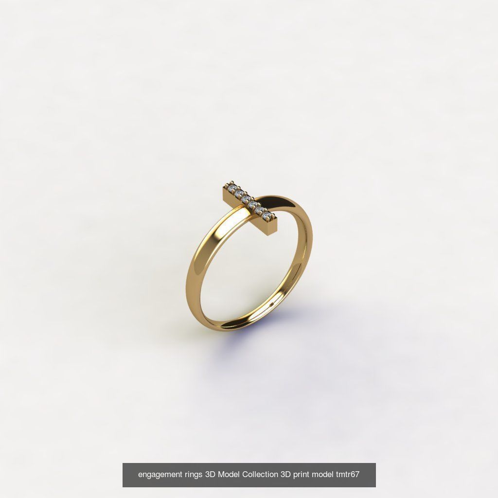 3D Model Collection 3D print italy 10 rings model tmtrmix01 _12