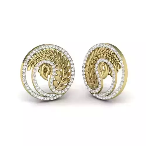 Women Earrings 3dm 1render detail