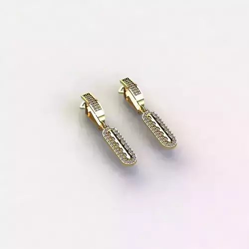 engagement earrings 3D Model Collection 3D print model tmtr70