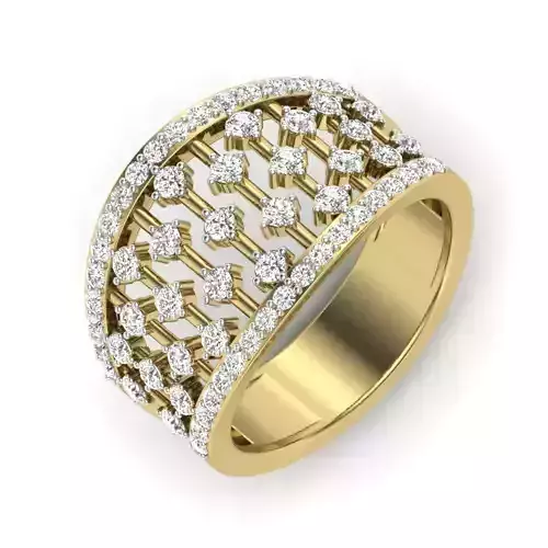 Women diamond ring 3dm 1render detail