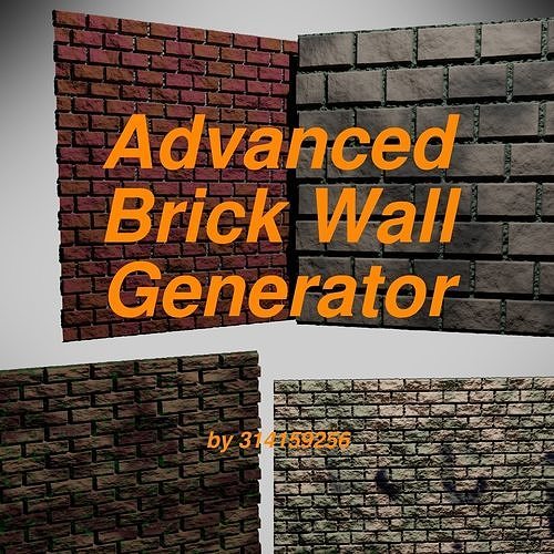 Advanced Brick Wall Generator Texture