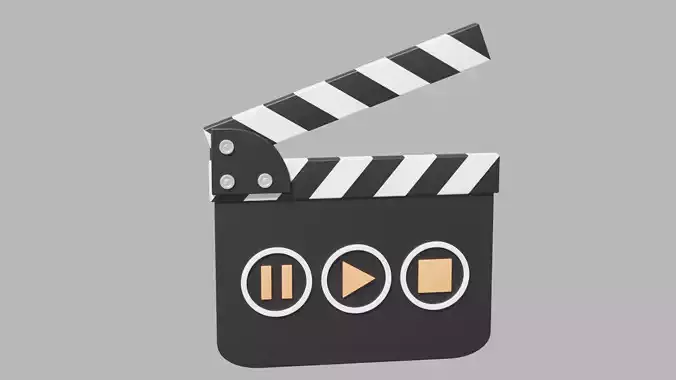 Cartoon Clapper Board