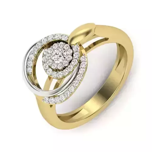 Women diamond ring 3dm 1render detail