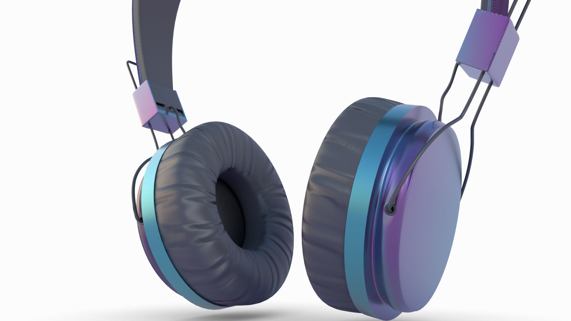 Headphone headphones 3D model_4