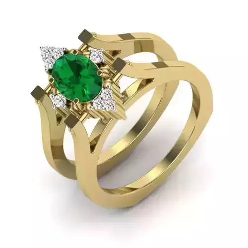 Women diamond ring 3dm 1render detail