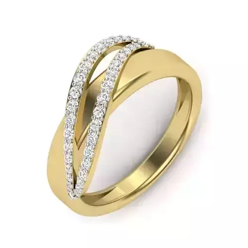 Women diamond ring 3dm 1render detail
