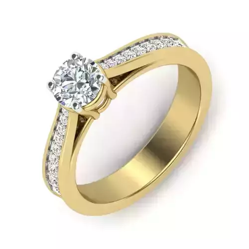 Women diamond ring 3dm 1render detail