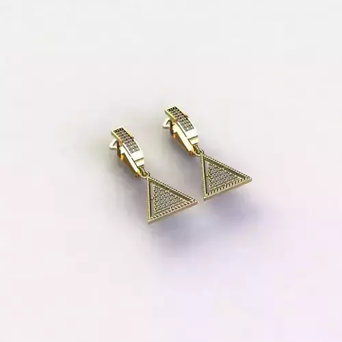 engagement earrings 3D Model Collection 3D print model tmtr78