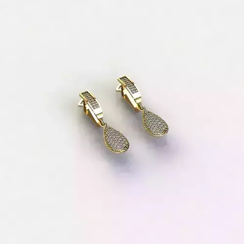 engagement earrings 3D Model Collection 3D print model tmtr79