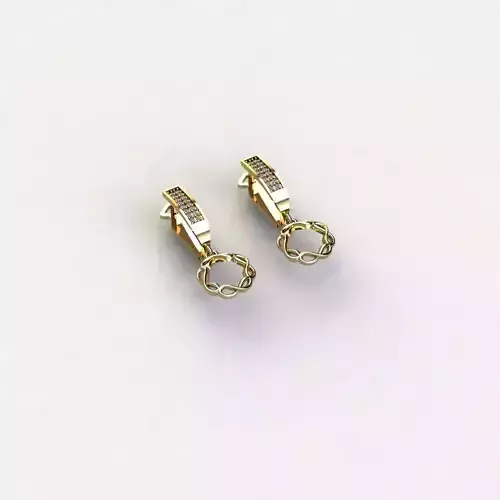 engagement earrings 3D Model Collection 3D print model tmtr80