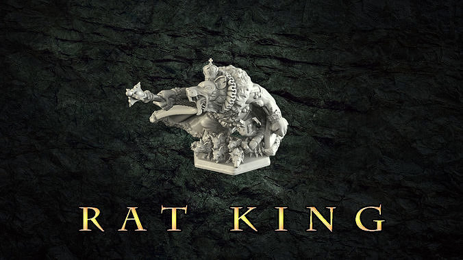 Rat king 3D print model