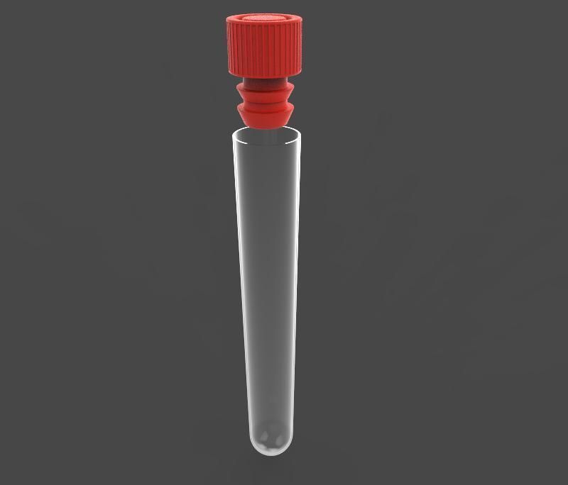 Test Tubes 3D model_1