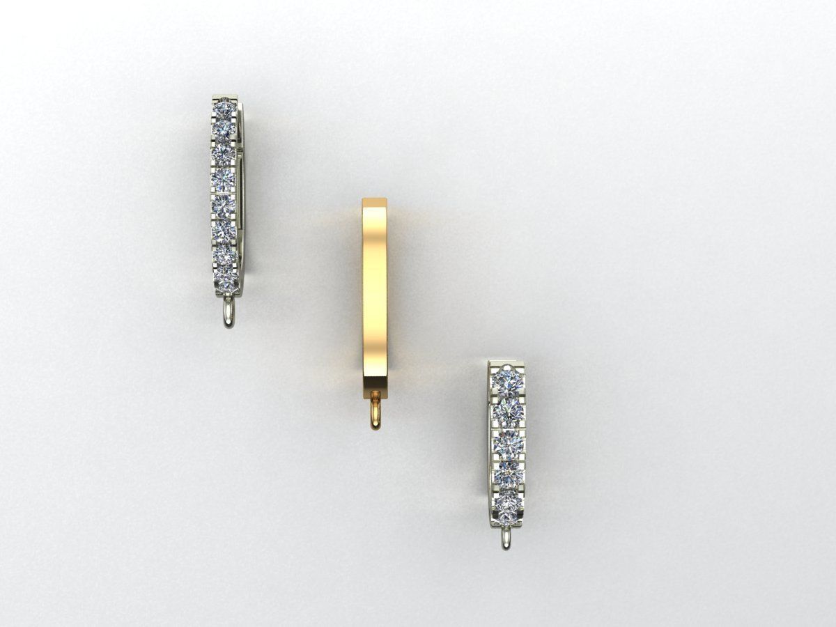 lock for earrings 8 3D print model_2