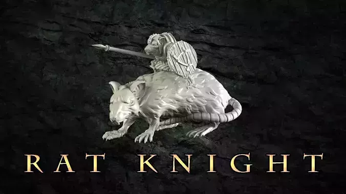 Rat knight 3D print model