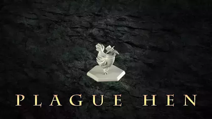 Plague Hen 3D print model