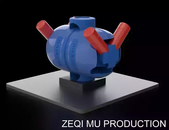 quantum grenade  3D print model