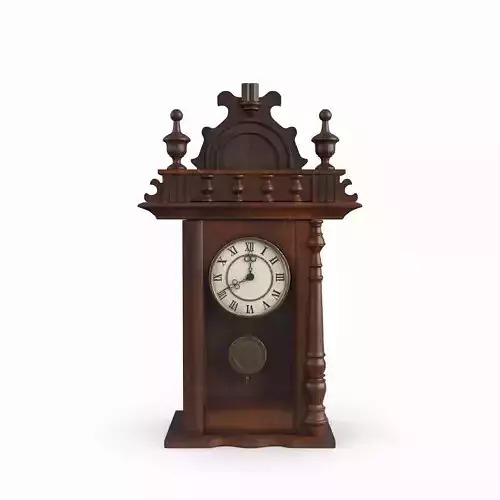 Antique Pendulum Wall Clock 3D model