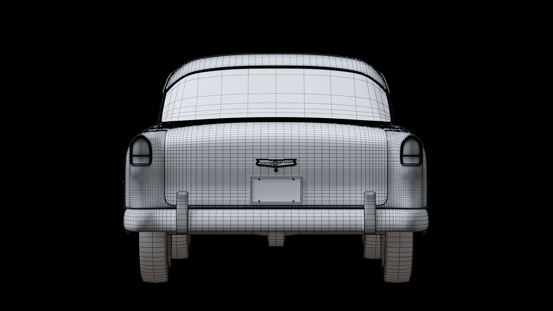 Chevrolet Bel Air 1955 3D model_17